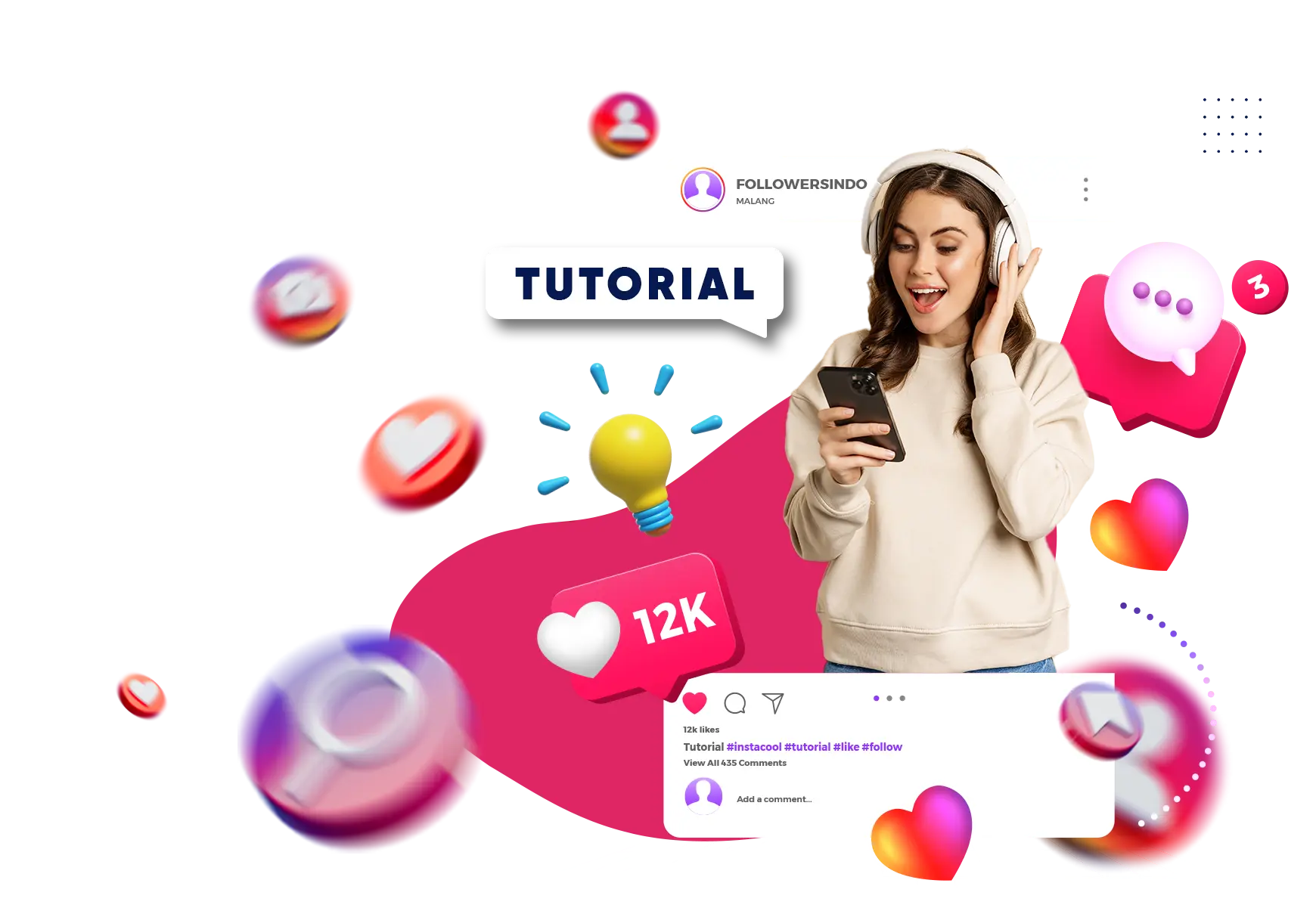 Cara menambah like instagram followersindo