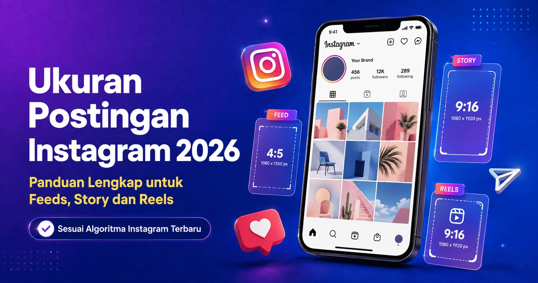 Ukuran Postingan Instagram Terbaru 2026 Followersindo